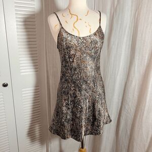 Kenji Lingerie Size L Vintage 90's Mob Wife Energy Silk Aesthetic Night Gown